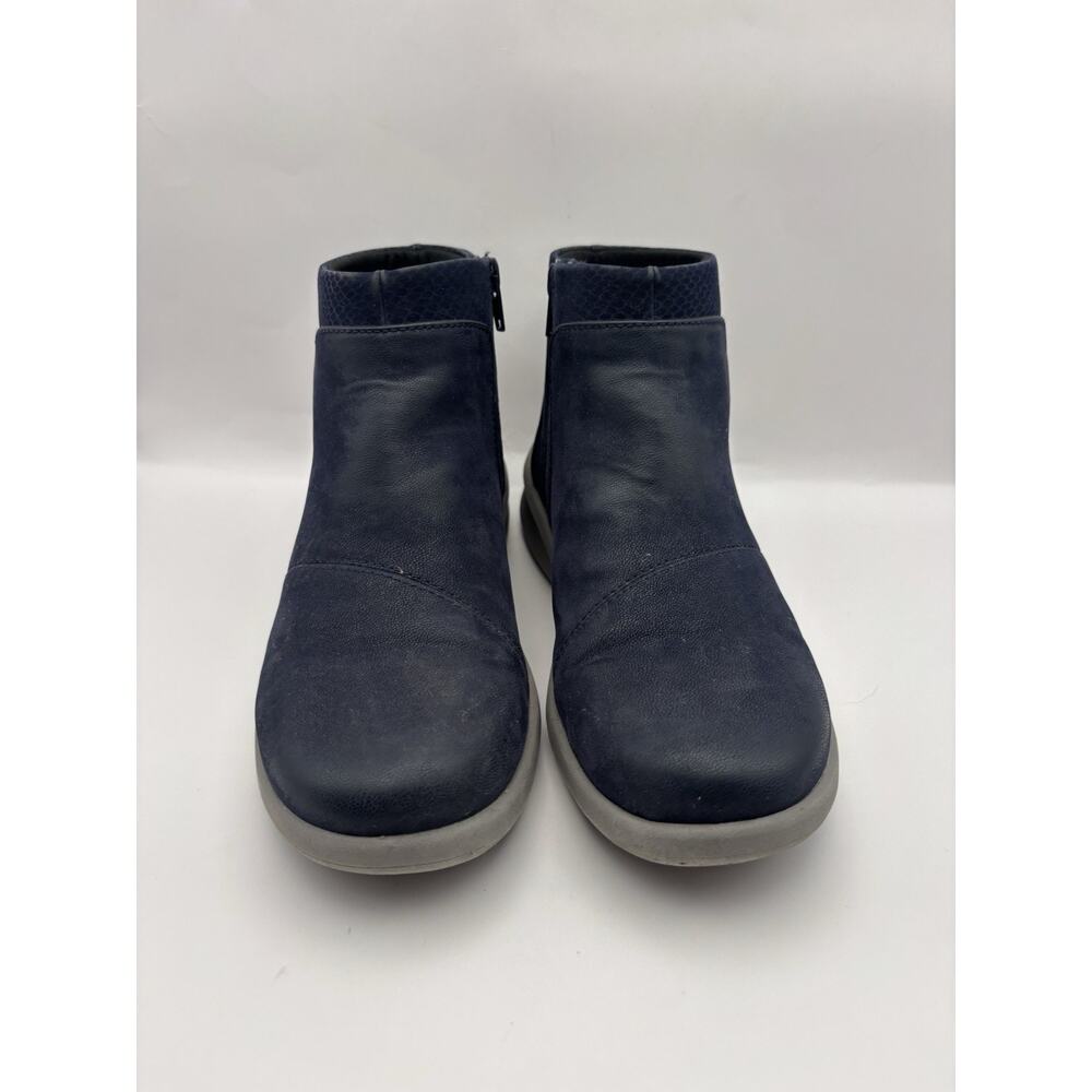 Clarks Cloudsteppers Sillian 2.0 Blue Ankle Boots Women Size 7.5 - Picture 2 of 11